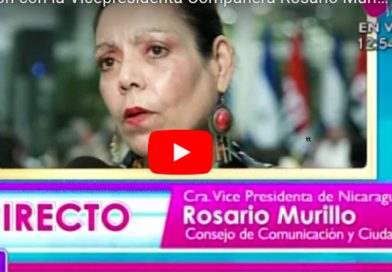 Comunicación con la Vicepresidenta Compañera Rosario Murillo 29 Agosto 2017
