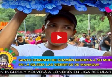 Santo Domingo de Guzmán regresa a su morada en la Iglesia Las Sierritas de Managua