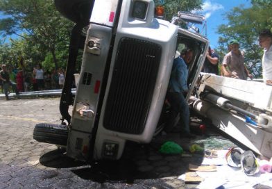 Accidente deja 4 lesionados en el municipio de San Pedro del Norte, Chinandega