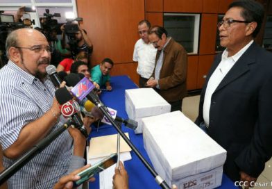Alianza Unida Nicaragua Triunfa inscribe a candidat@s ante el CSE