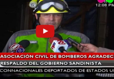Asociación civil de Bomberos agradece respaldo del Gobierno Sandinista