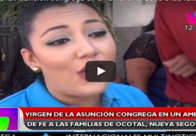Virgen de la Asunción congrega en un ambiente de fe a las familias de Ocotal, Nueva Segovia
