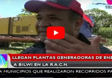 Llegan plantas generadoras de energía a Bilwi en la R.A.C.N