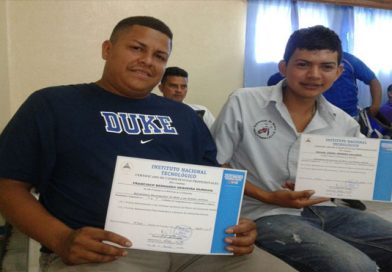 Chinandega: 55 Protagonistas obtienen certificación laboral por el INATEC