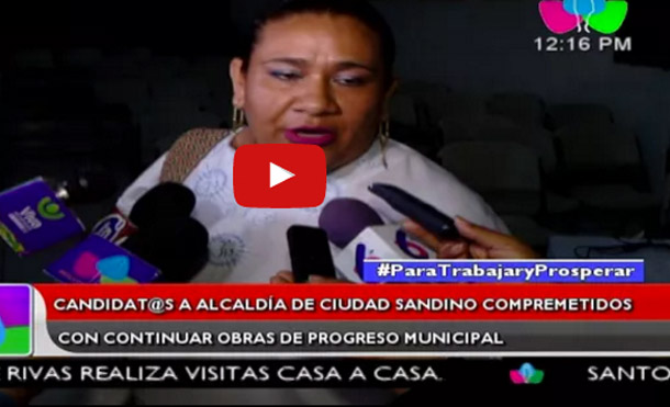Candidat@s a Alcaldía de Ciudad Sandino comprometidos con continuar obras de progreso municipal