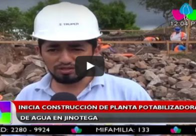 Inicia construcción de planta potabilizadora de agua en Jinotega