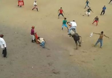 Familias disfrutan de bravas corridas de toros en Juigalpa, Chontales