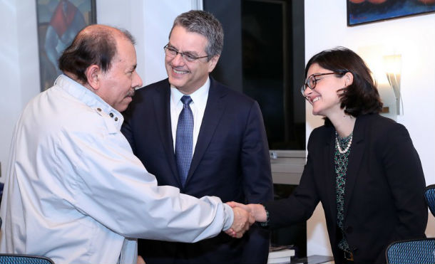 Presidente Daniel se reúne con el Director General de la OMC