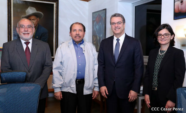 Presidente Daniel se reúne con el Director General de la OMC