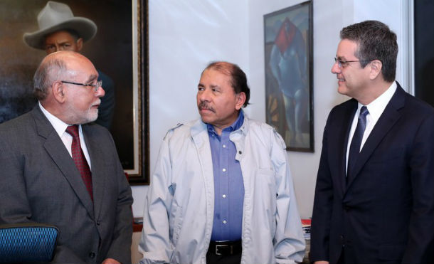 Presidente Daniel se reúne con el Director General de la OMC