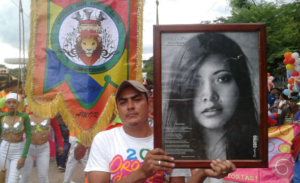 Juventud Sandinista del Sauce rinde homenaje a la Chinita Arlen Siu