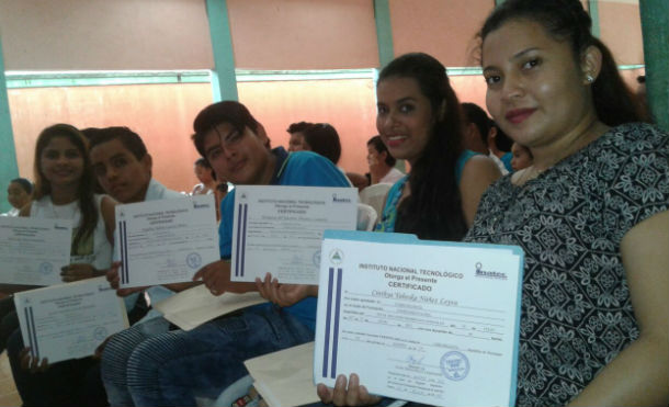 Chinandega: Realizan primera promoción de la Escuela de Oficios en Chichigalpa