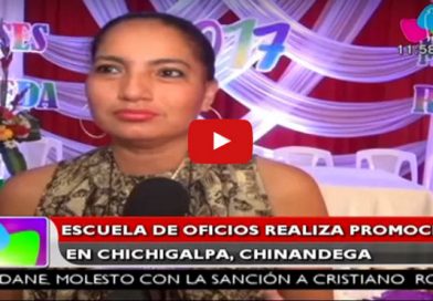 Escuela de oficios realiza promoción en Chichigalpa, Chinandega