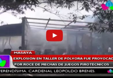 Explosión en taller de pólvora fue provocado por roce de mechas de juegos pirotécnicos