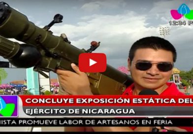 Concluye exposición Estática del Ejército de Nicaragua