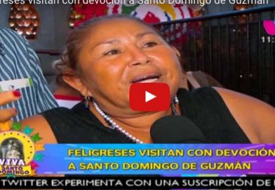 Feligreses visitan con devoción a Santo Domingo de Guzmán