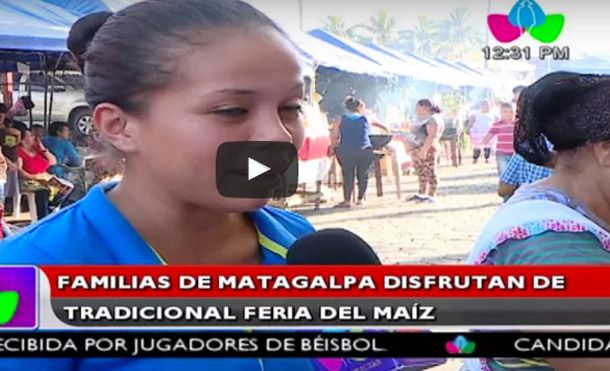 Familias de Matagalpa disfrutan de tradicional Feria del Maíz