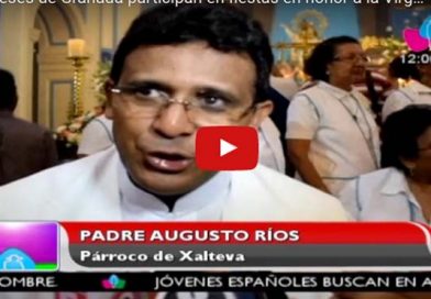 Feligreses de Granada participan en fiestas en honor a la Virgen de la Asunción