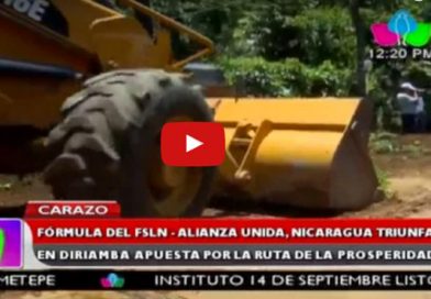 Fórmula del FSLN–Alianza Unida, Nicaragua Triunfa en Diriamba apuesta por la ruta de la prosperidad