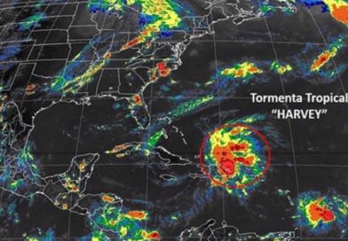 Tormenta tropical Harvey se dirige a Centroamérica