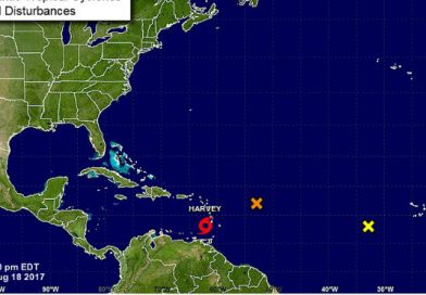 Harvey muestra señales de estarse reorganizando