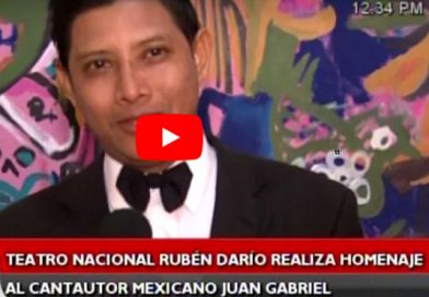 Teatro Nacional Rubén Darío realiza homenaje al cantautor mexicano Juan Gabriel