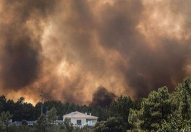 Más de tres mil bomberos luchan contra siete grandes incendios en el centro y norte de Portugal