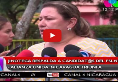 Jinotega respalda a candidat@s del FSLN – Alianza Unida, Nicaragua Triunfa