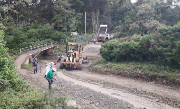 Municipalidad jinotegana repara caminos de las zonas productivas