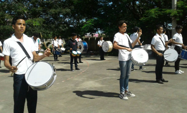 Estudiantes del Maestro Gabriel se preparan para las Festividades Patrias