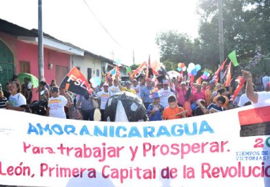León, Telica y Malpaisillo respaldan a candidatos del Frente Sandinista