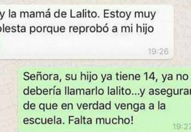 WhatsApp: Para que su hijo no reprobara, hizo propuesta indecente a profesor, pero él la troleó