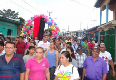 Muelle de los Bueyes: familias respaldan a la fórmula de la Alianza Unida Nicaragua Triunfa