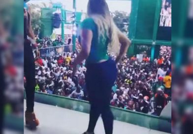 Hacía sexy twerking y nadie la miraba hasta que sorprendió a todos con esto