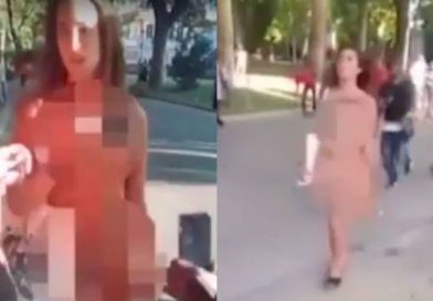 Bella joven se pasea d3snud@ por las calles de Italia, quería demostrar que los hombre “son buenos”