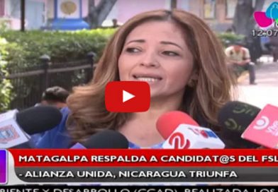 Matagalpa respalda a candidat@s del FSLN – Alianza Unida, Nicaragua Triunfa