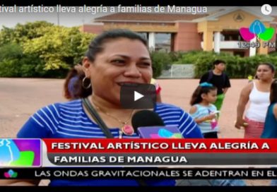 Festival artístico lleva alegría a familias de Managua