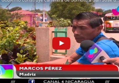 Madriz: Gobierno construye carretera de Somoto a San José de Cusmapa