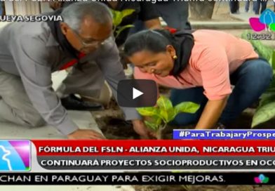 Fórmula del FSLN Alianza Unida Nicaragua Triunfa continuará proyectos socioproductivos en Ocotal