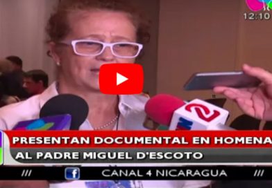 Presentan documental en homenaje al padre Miguel D'Escoto