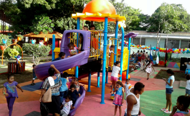Rehabilitan segunda fase del Parque Central de Malpaisillo