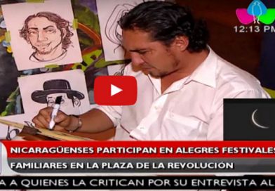 Nicaragüenses participan en alegres festivales familiares en la Plaza de la Revolución