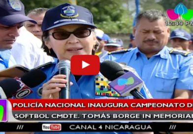 Policía Nacional inaugura Campeonato de Softbol Cmdte. Tomás Borge in Memorian
