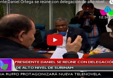 Presidente Daniel Ortega se reúne con delegación de alto nivel de Surinam