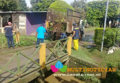 Rivas: Autoridades municipales realizan recorridos en puntos críticos