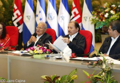 Comandante Daniel aborda con homólogos de El Salvador y Honduras paz, seguridad y desarrollo sostenible en Golfo de Fonseca