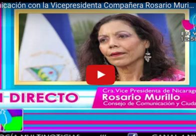 Comunicación con la Vicepresidenta Compañera Rosario Murillo 14 Agosto 2017