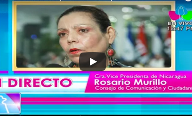 Comunicación con la Vicepresidenta Compañera Rosario Murillo 31 Agosto 2017