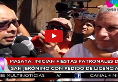 Masaya: inician fiestas patronales de San Jerónimo con pedido de licencia