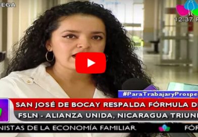 San José de Bocay respaldan fórmula del FSLN Alianza Unida Nicaragua Triunfa